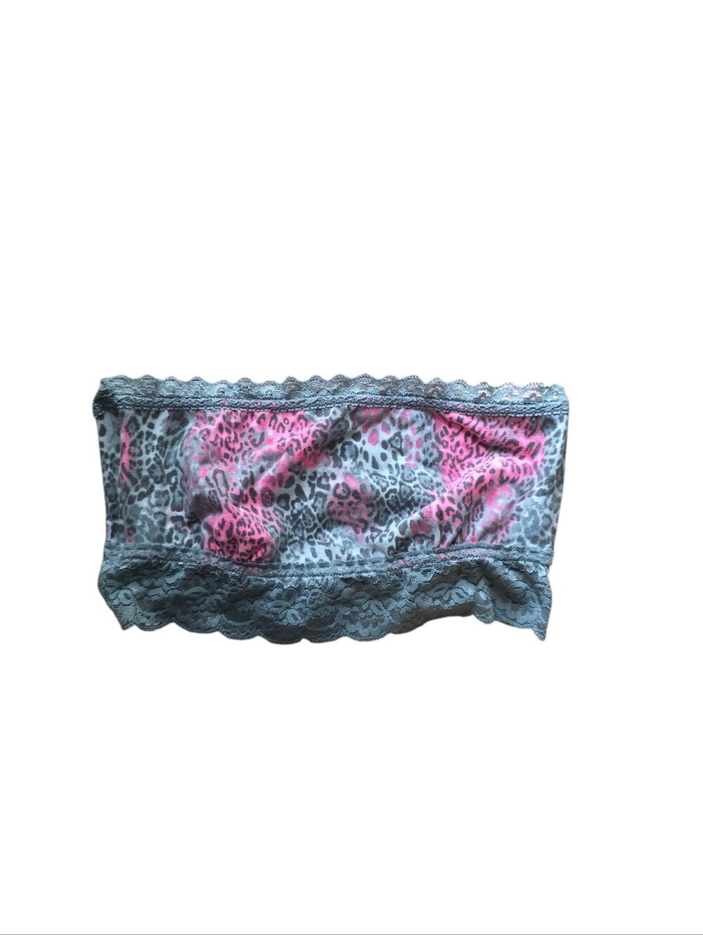 PINK Victoria's Secret Cheetah Print Bandeau Bralette size XS nwt